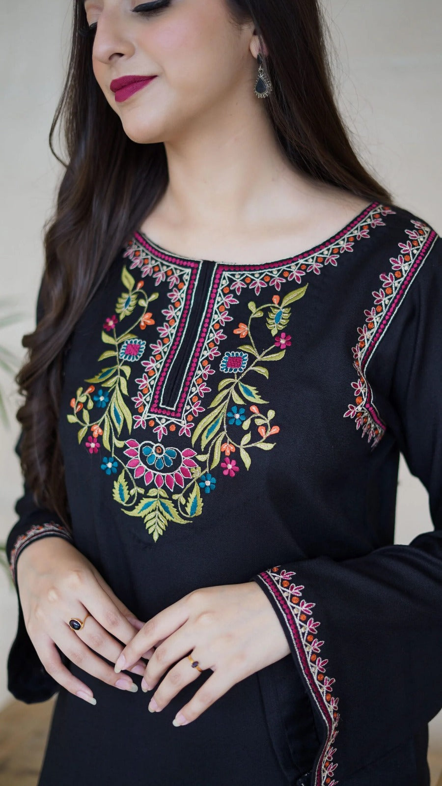 Dhanak Digital Print Winter 4-Piece Suit