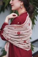 ★ Premium Dhanak 3-Piece Embroidered Winter Collection