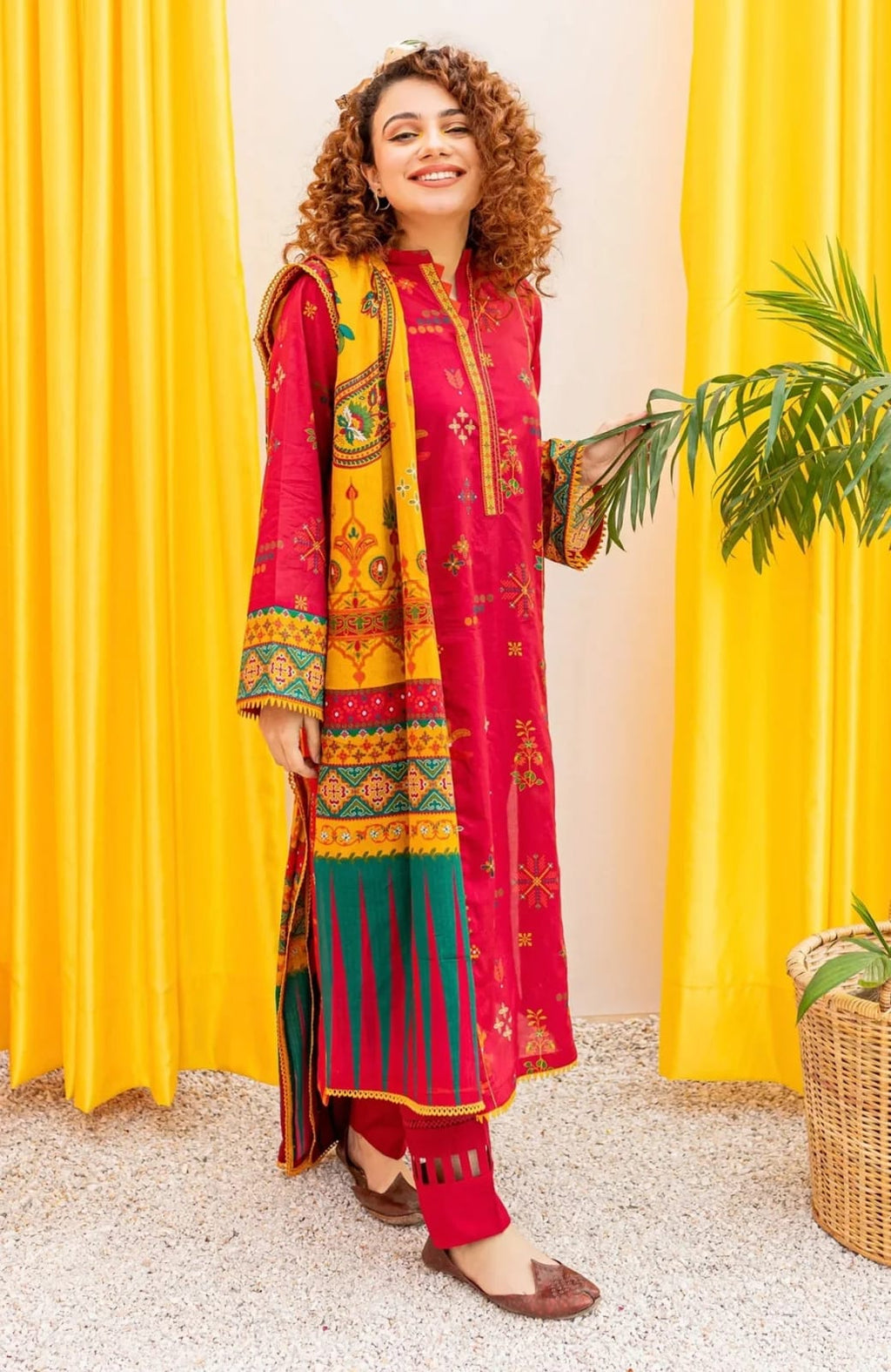 ★ Premium Dhanak 3-Piece Embroidered Winter Collection