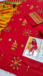 ★ Premium Dhanak 3-Piece Embroidered Winter Collection
