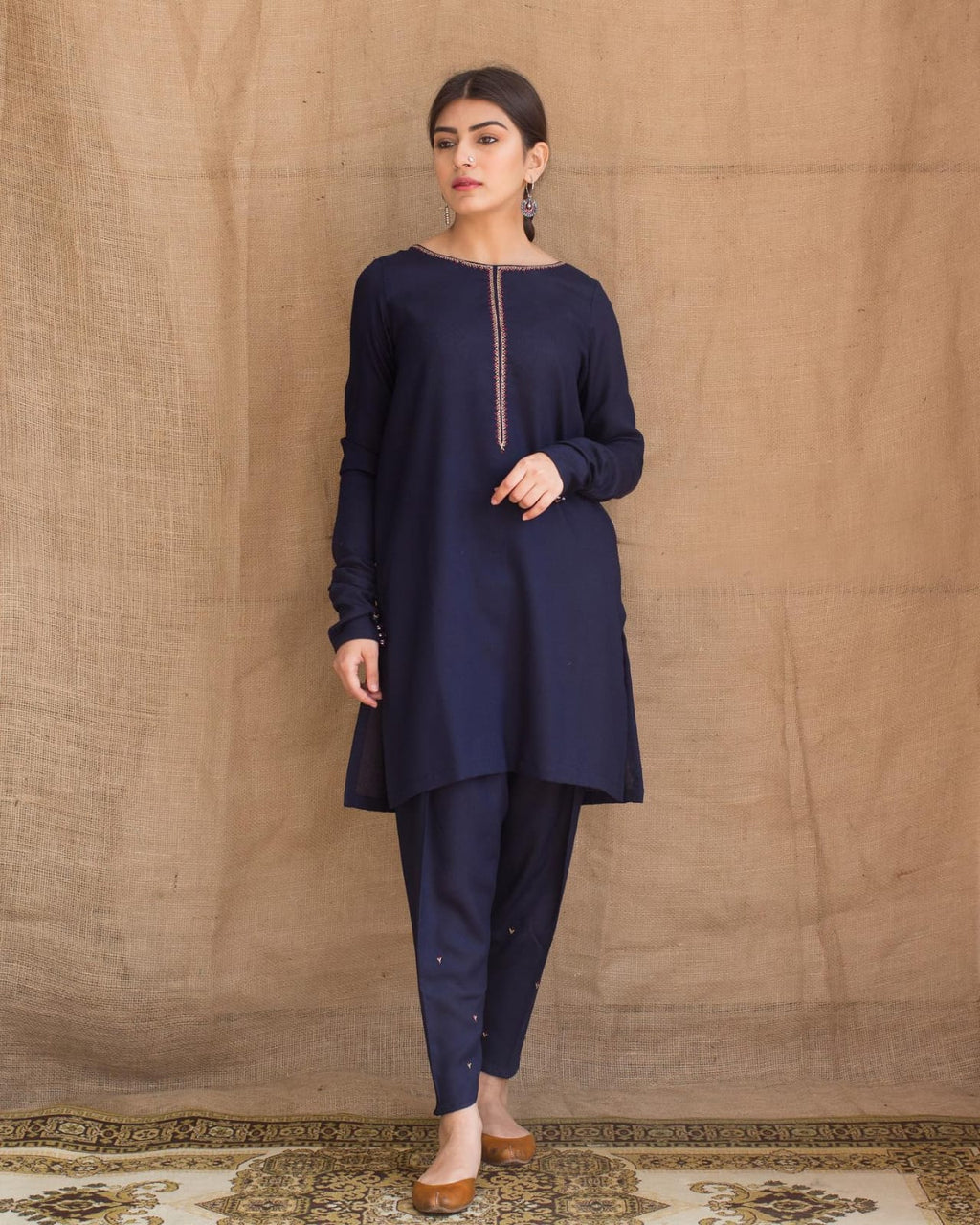 ★ Premium Dhanak 3-Piece Embroidered Winter Collection