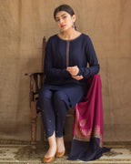 ★ Premium Dhanak 3-Piece Embroidered Winter Collection