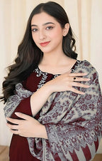 ★ Premium Dhanak 3-Piece Embroidered Winter Collection
