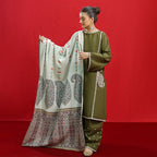 ★ Premium Dhanak 3-Piece Embroidered Winter Collection