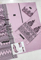 ★ Premium Dhanak 3-Piece Embroidered Winter Collection