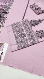 ★ Premium Dhanak 3-Piece Embroidered Winter Collection