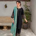 ★ Premium Dhanak 3-Piece Embroidered Winter Collection