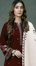 ★ Premium Dhanak 3-Piece Embroidered Winter Collection