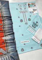 ★ Premium Dhanak 3-Piece Embroidered Winter Collection
