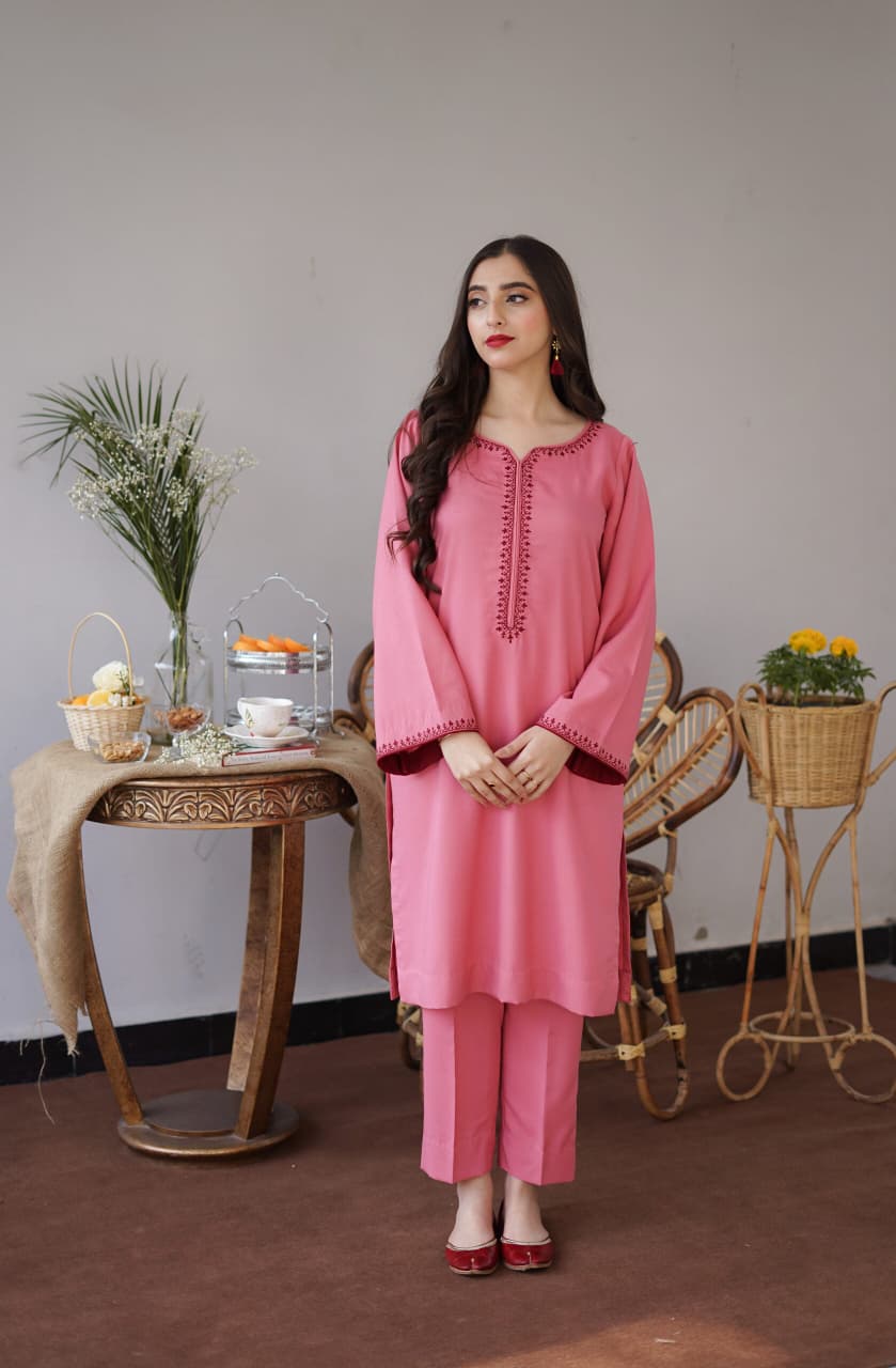 ★ Premium Dhanak 3-Piece Embroidered Winter Collection