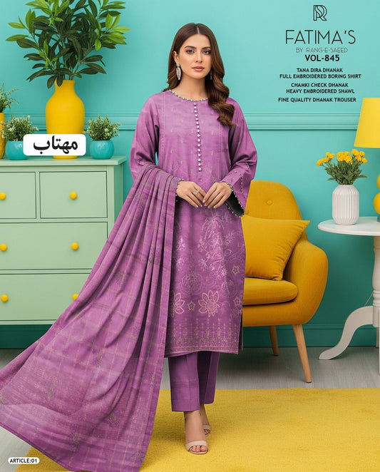 MAHTAB: Premium Dhanak Luxury