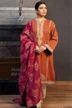 ★ Premium Dhanak 3-Piece Embroidered Winter Collection