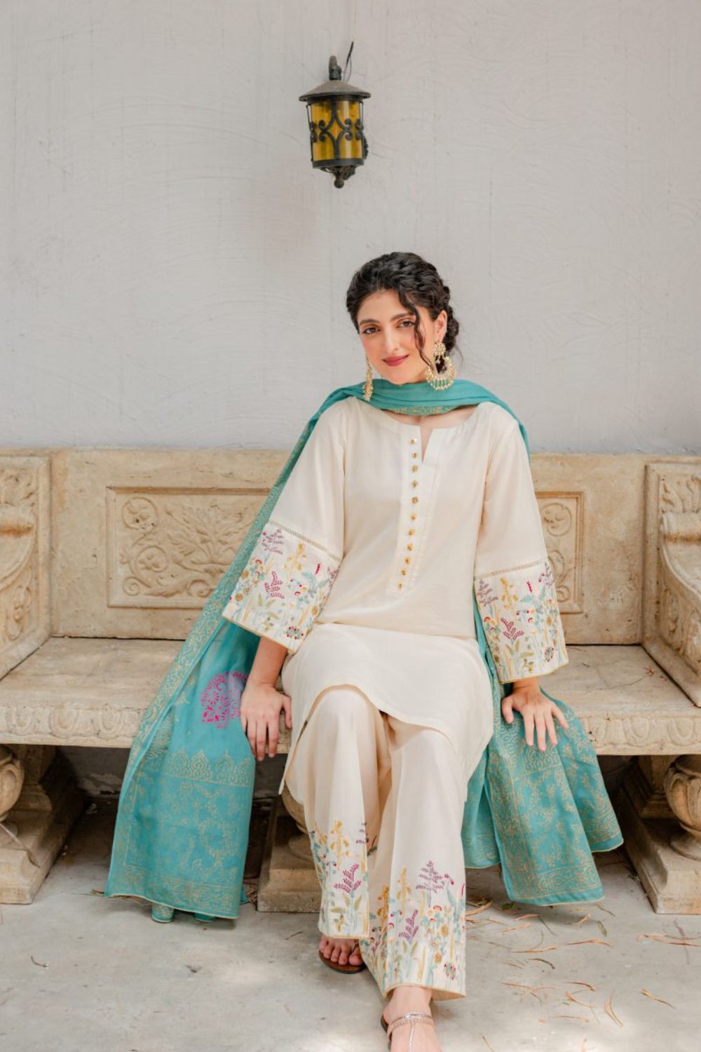 ★ Premium Dhanak 3-Piece Embroidered Winter Collection