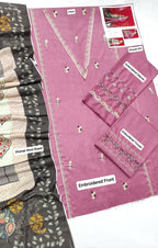 ★ Premium Dhanak 3-Piece Embroidered Winter Collection