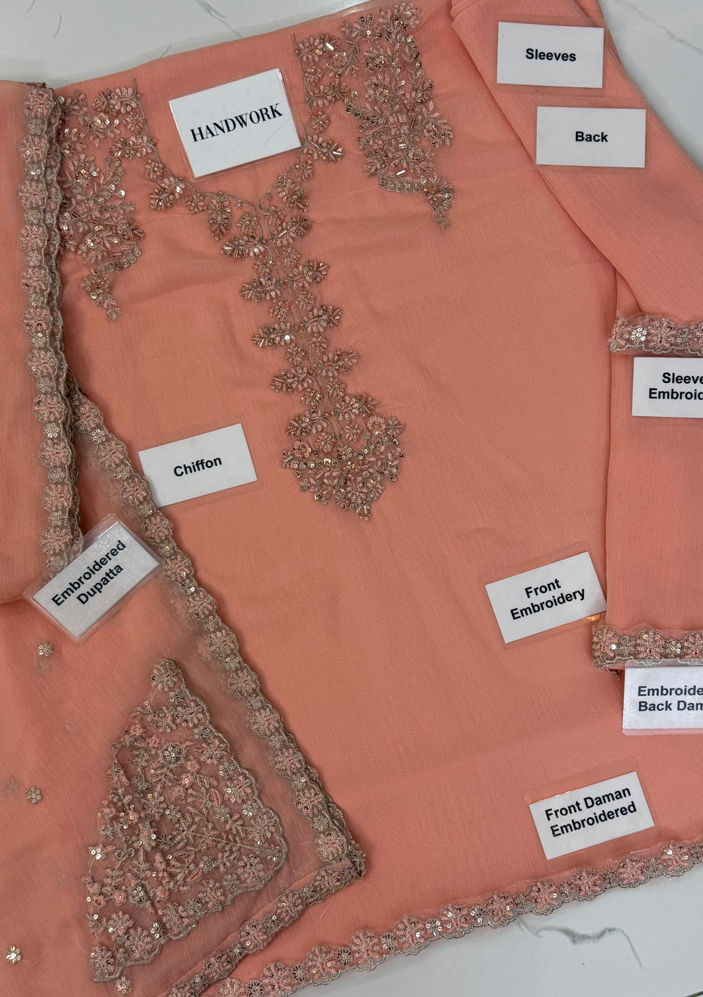 IZΝIK LUXURY FORMALS CHIFFON & MALAI