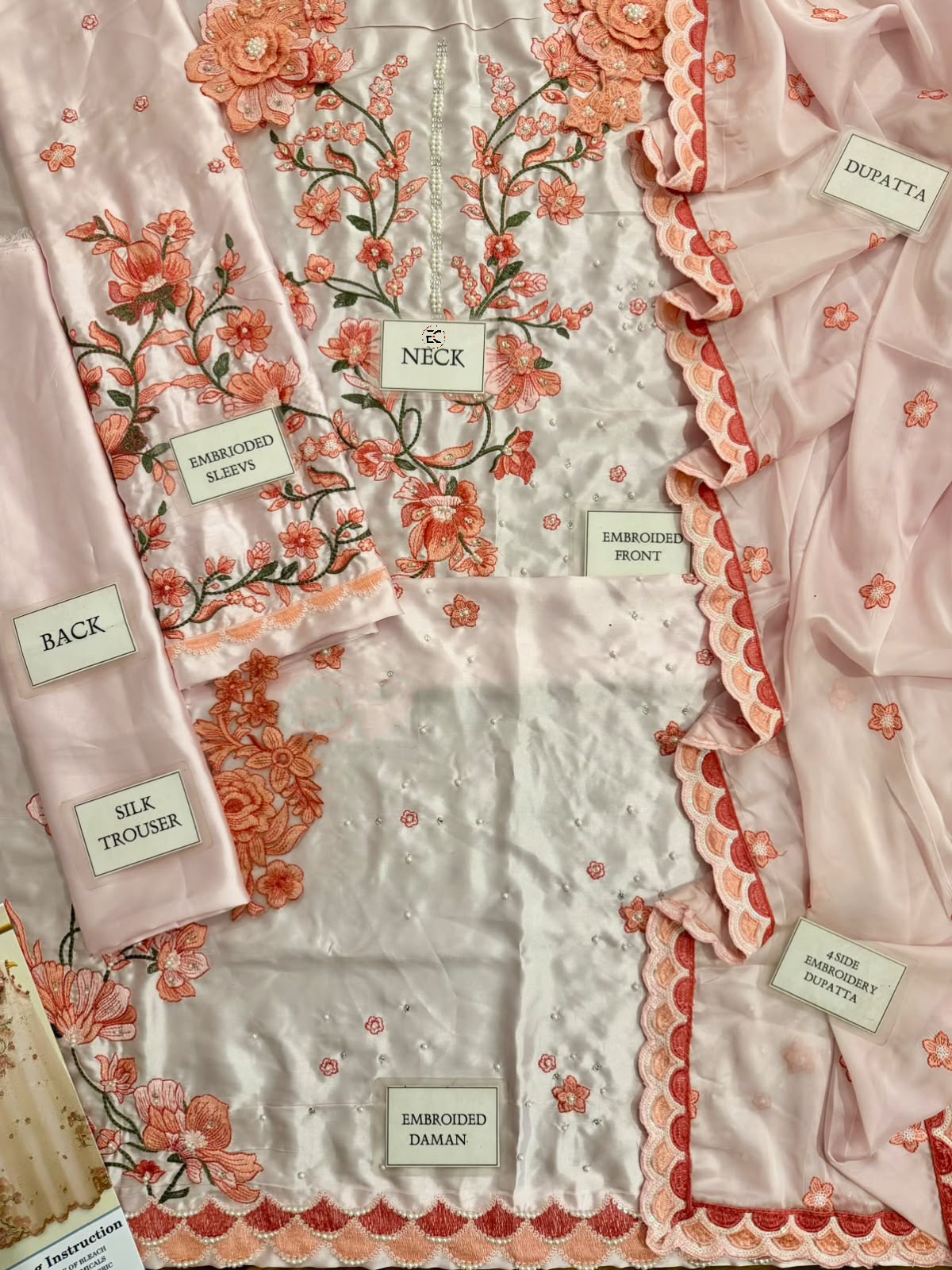 ★AGHA NOOR KAFTAN COLLECTION 2026 — BLUSH PINK ★