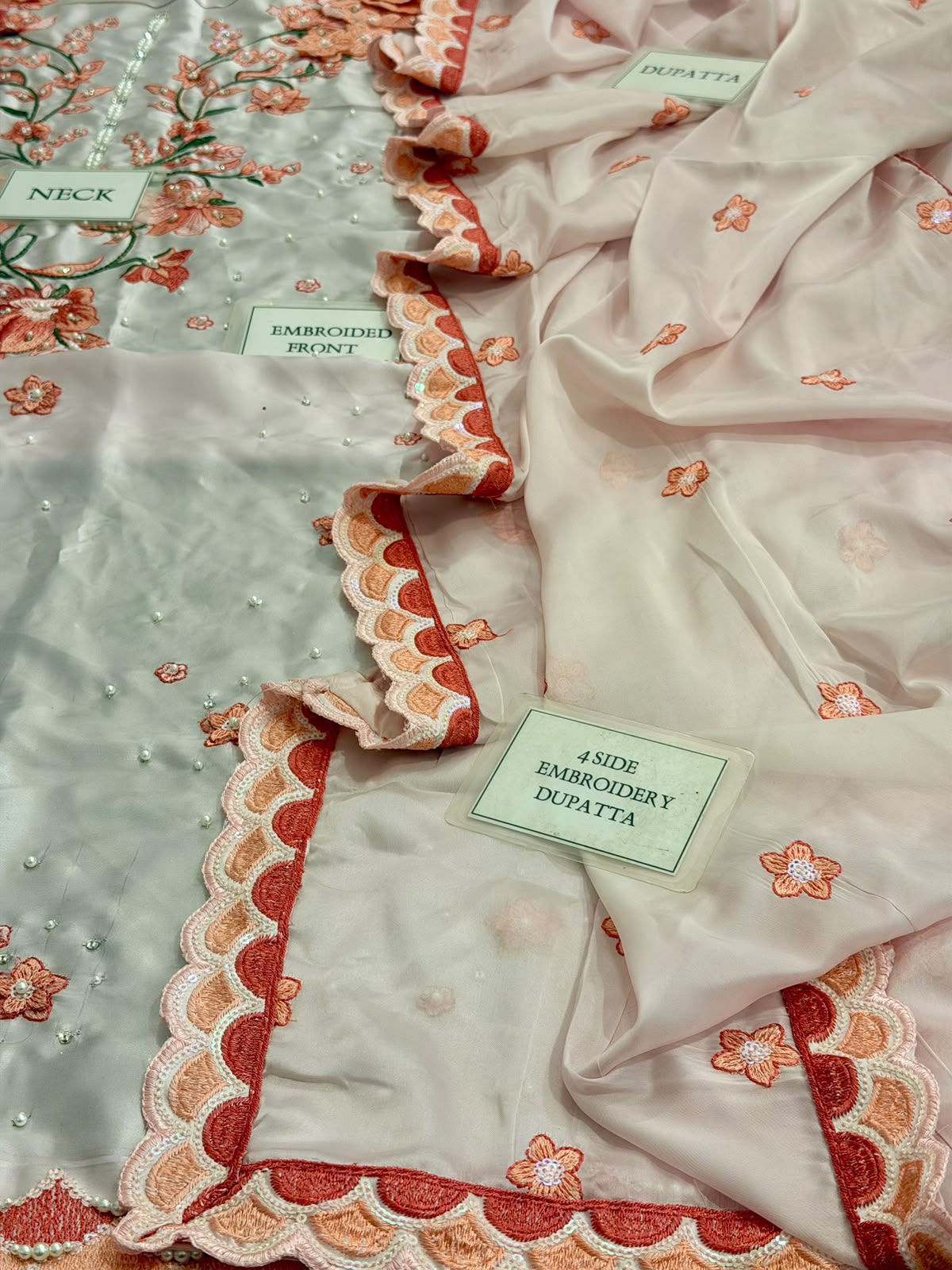 ★AGHA NOOR KAFTAN COLLECTION 2026 — BLUSH PINK ★
