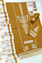 ★ Premium Dhanak 3-Piece Embroidered Winter Collection